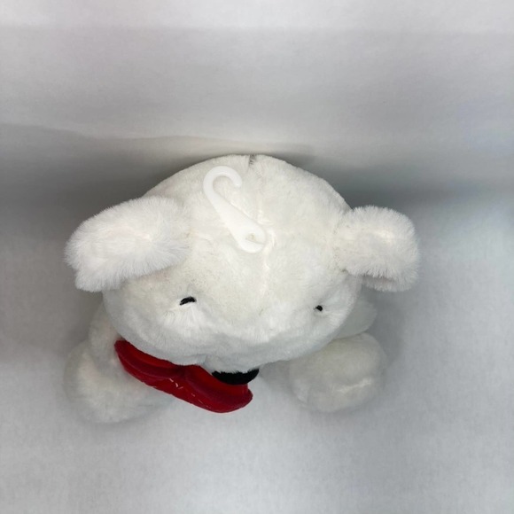 AMERICAN Greetings Valentine's Day 9" White Plush Teddy Bear Red Hugs Heart - Picture 4 of 10